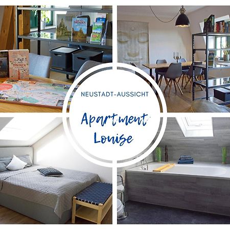 Neustadt-Aussicht - Grosse Wohnung Mit Balkon Dresde Exterior foto