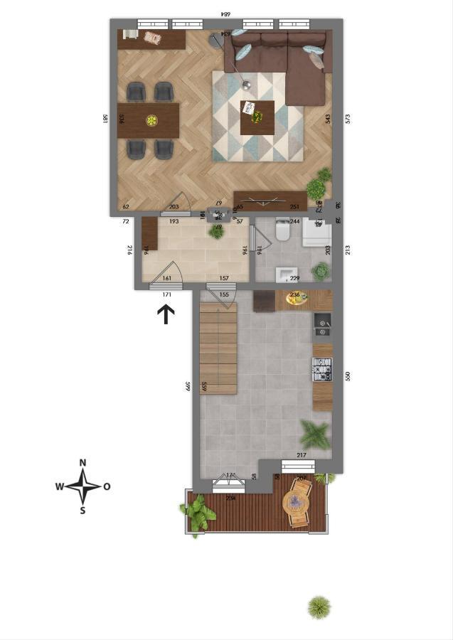 Neustadt-Aussicht - Grosse Wohnung Mit Balkon Dresde Exterior foto