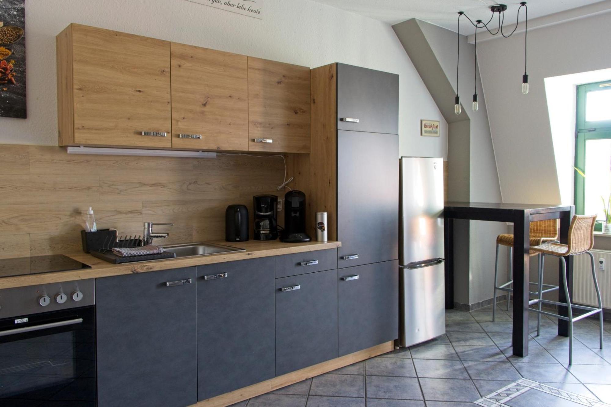 Neustadt-Aussicht - Grosse Wohnung Mit Balkon Dresde Exterior foto